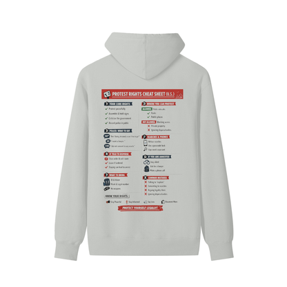 MELTDOWN KNOW YOUR RIGHTS  Classic Unisex Cotton Hoodie