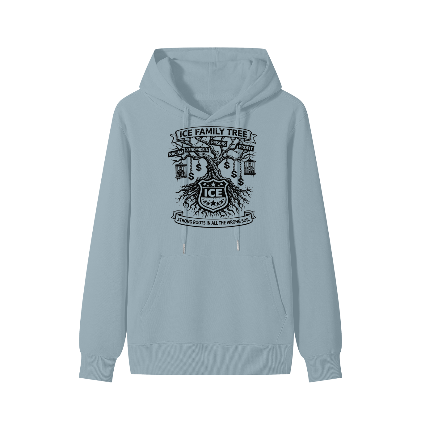 ICE FAMILY TREE Classic Unisex Cotton Hoodie