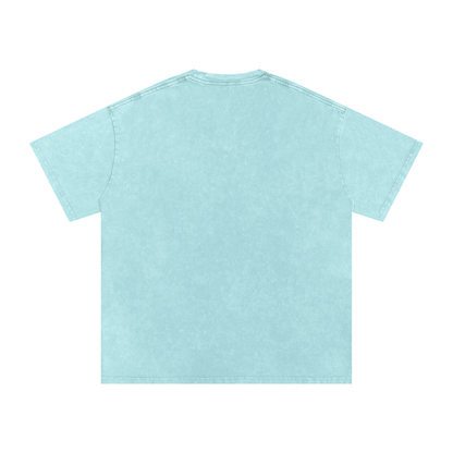 TINY ETHICS Snow Washed Oversized Cotton T-Shirt