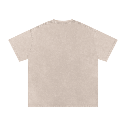 TINY ETHICS Snow Washed Oversized Cotton T-Shirt
