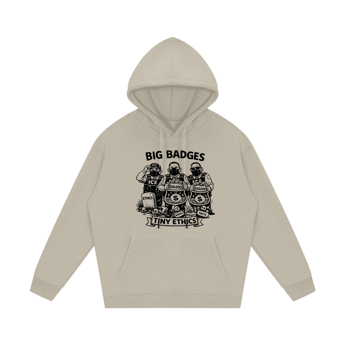 TINY ETHICS Unisex Fleece Hoodie