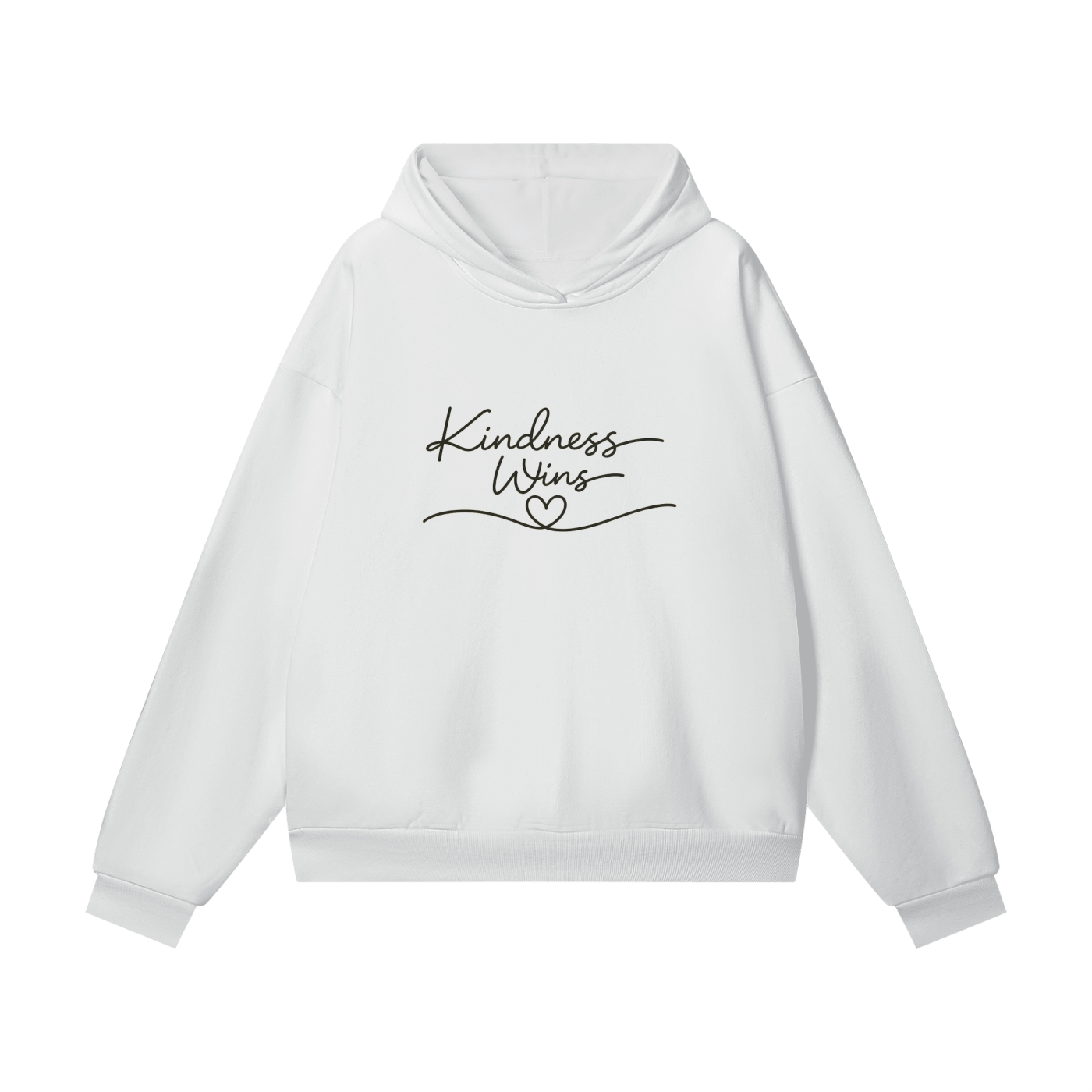 KINDNESS WINS Heavyweight Hidden Pocket Fleece Hoodie