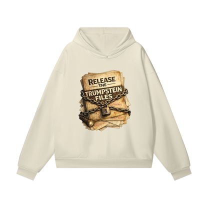 RELEASE THE FILES Heavyweight Hidden Pocket Fleece Hoodie