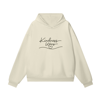 KINDNESS WINS Heavyweight Hidden Pocket Fleece Hoodie