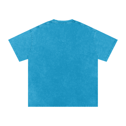 TINY ETHICS Snow Washed Oversized Cotton T-Shirt