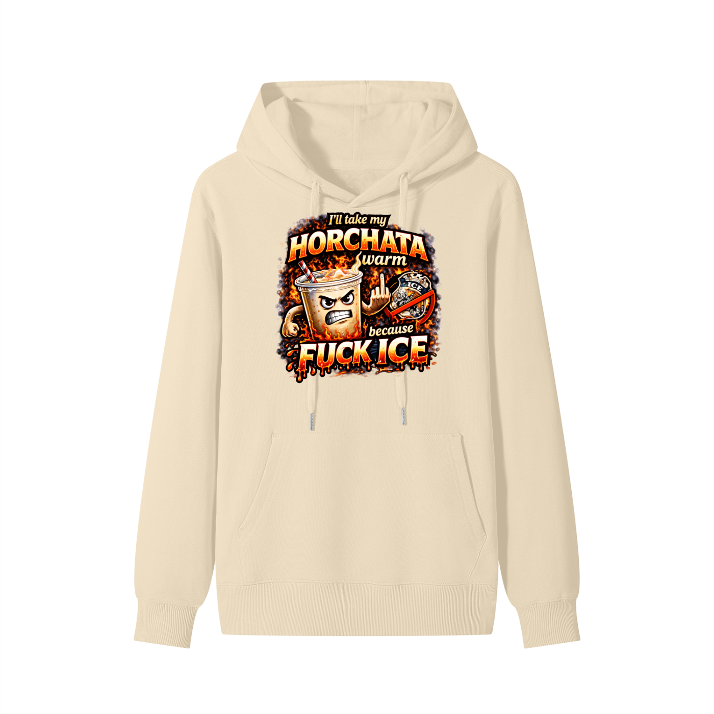 WARM HORCHATA Classic Unisex Cotton Hoodie