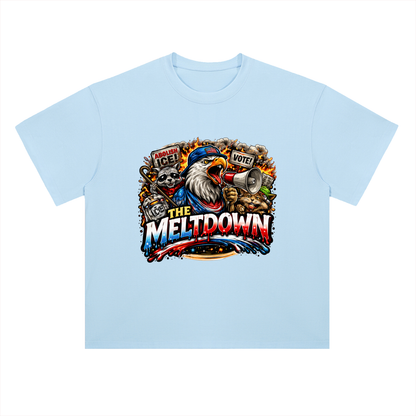 MELTDOWN KNOW YOUR RIGHTS Heavyweight Drop Shoulder Cotton T-Shirt