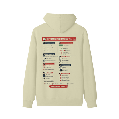 MELTDOWN KNOW YOUR RIGHTS  Classic Unisex Cotton Hoodie