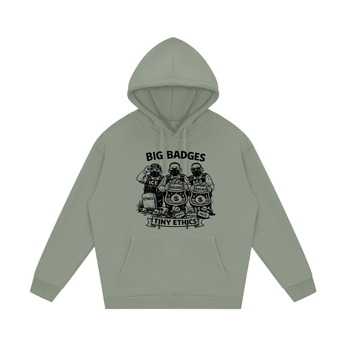 TINY ETHICS Unisex Fleece Hoodie