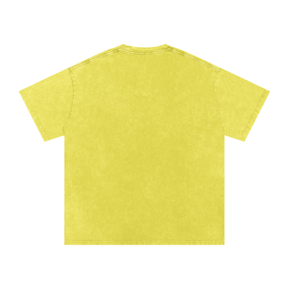 TINY ETHICS Snow Washed Oversized Cotton T-Shirt