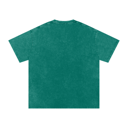 PRETTI GOOD Snow Washed Oversized Cotton T-Shirt