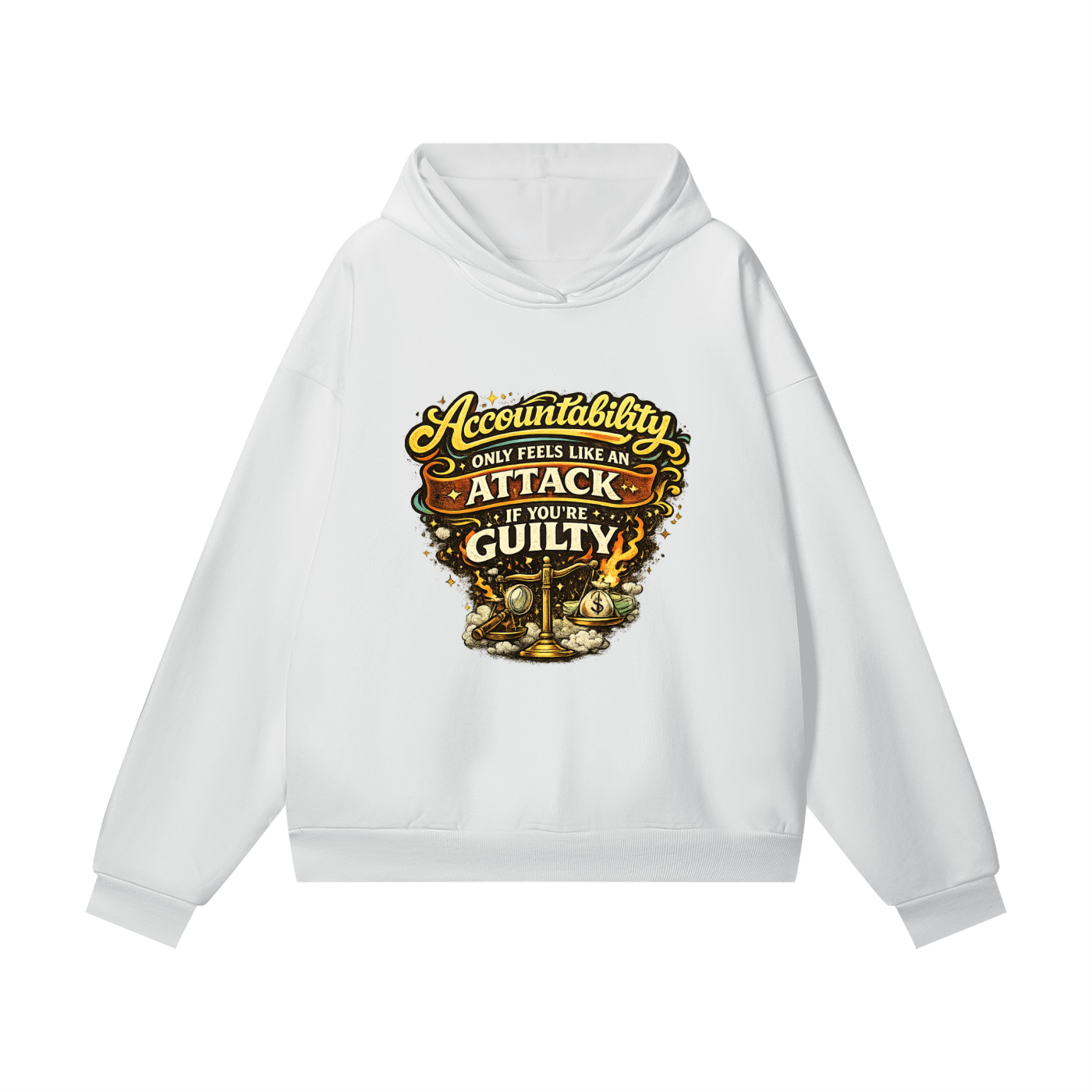 ACCOUNTABILITY Heavyweight Hidden Pocket Fleece Hoodie