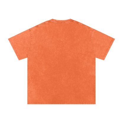 TINY ETHICS Snow Washed Oversized Cotton T-Shirt