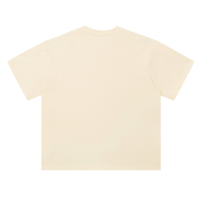 DEAL WITH THE DEVIL Heavyweight Drop Shoulder Cotton T-Shirt