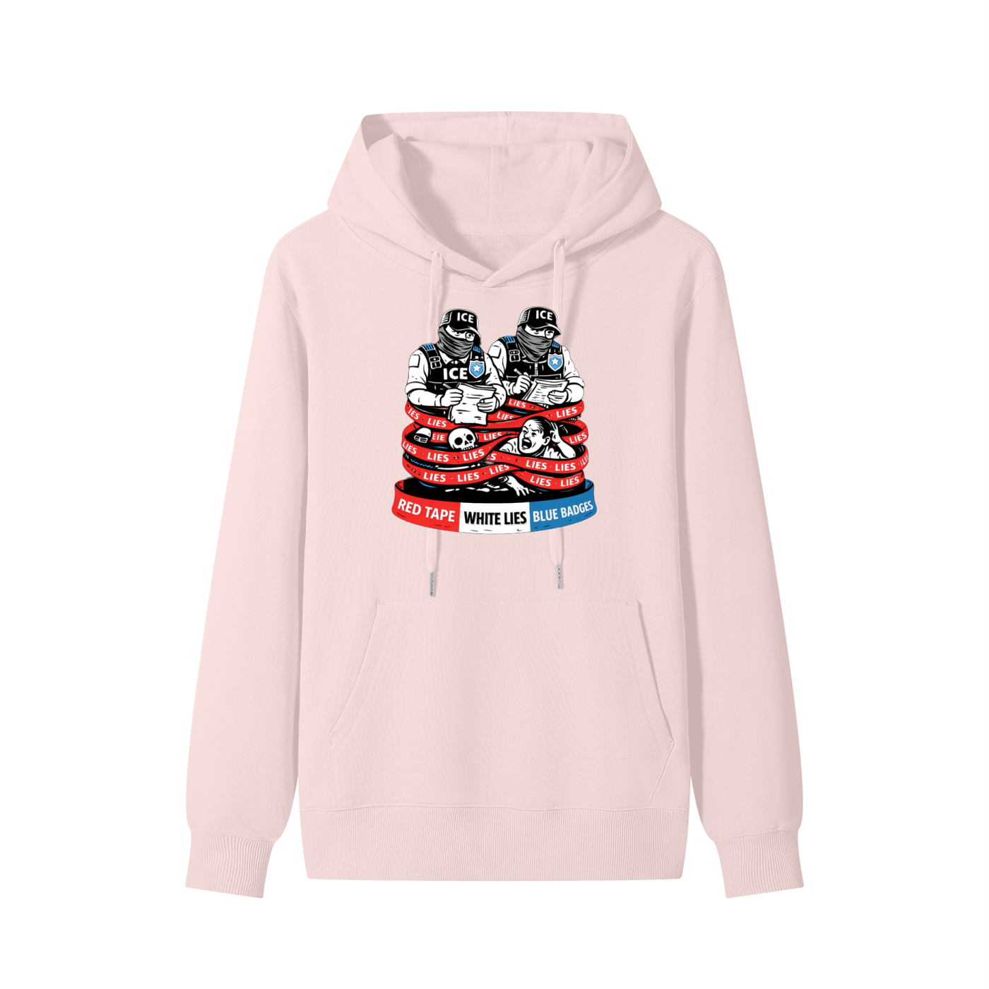 WHITE LIES Classic Unisex Cotton Hoodie
