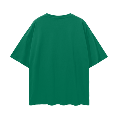 WARM HORCHATA Streetwear Loose Drop Shoulder T-Shirt