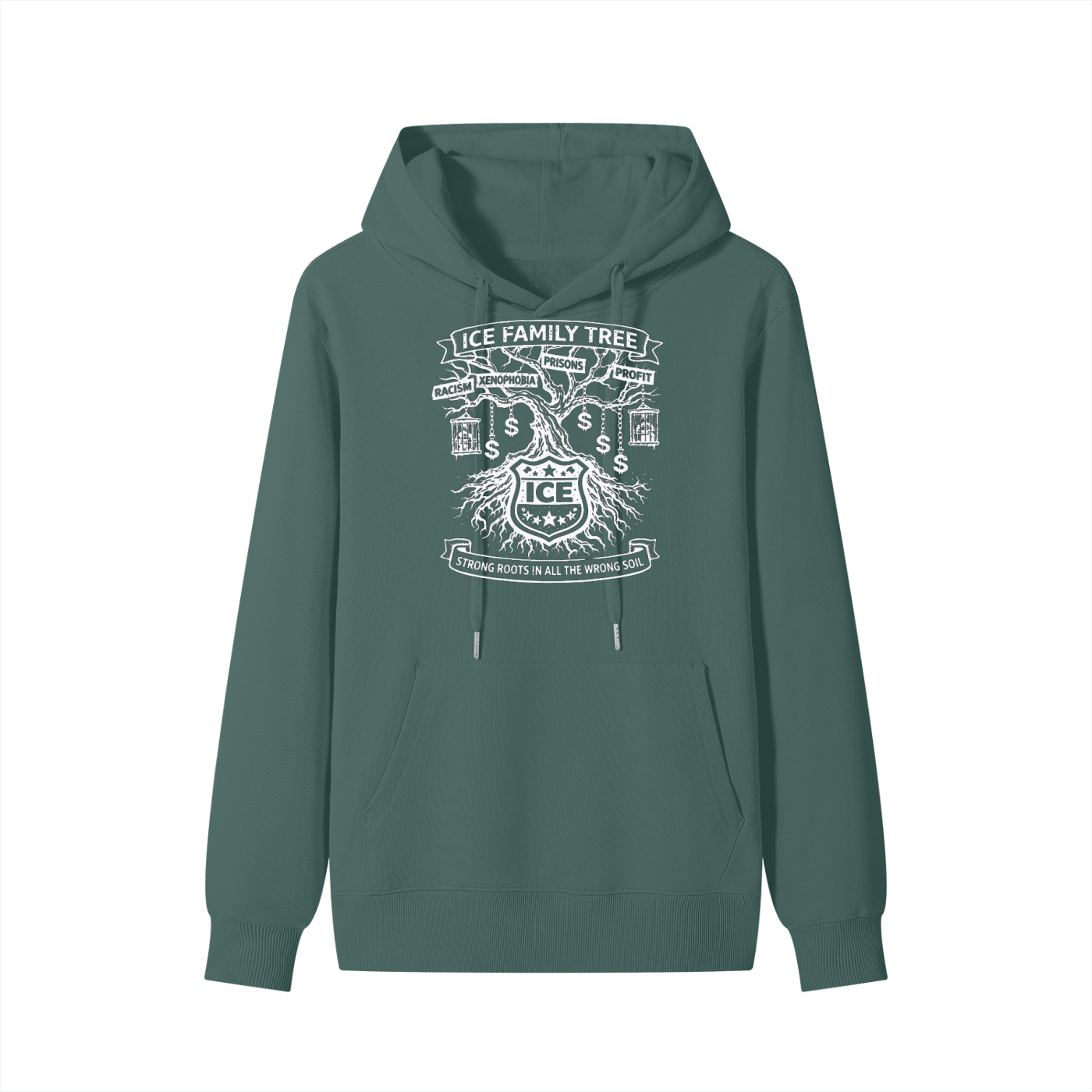 ICE FAMILY TREE Classic Unisex Cotton Hoodie
