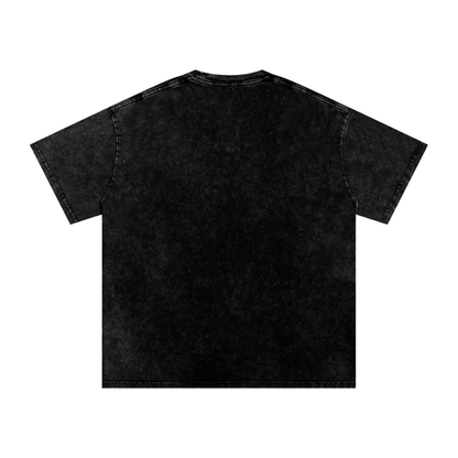 PRETTI GOOD Snow Washed Oversized Cotton T-Shirt