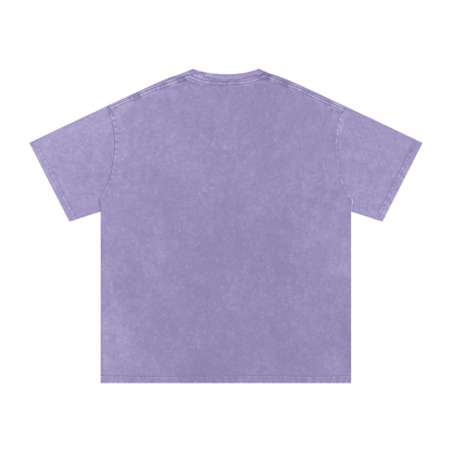 TINY ETHICS Snow Washed Oversized Cotton T-Shirt