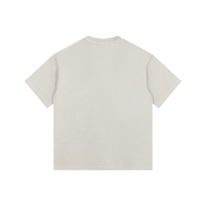WHITE LIES Vintage Washed Oversized Cotton T-Shirt