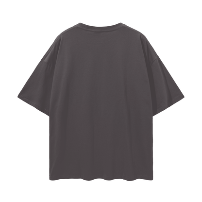 WARM HORCHATA Streetwear Loose Drop Shoulder T-Shirt