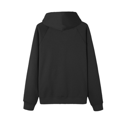DEAL WITH THE DEVIL Essential Raglan Sleeve Fleece Hoodie