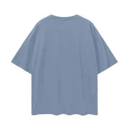 WARM HORCHATA Streetwear Loose Drop Shoulder T-Shirt