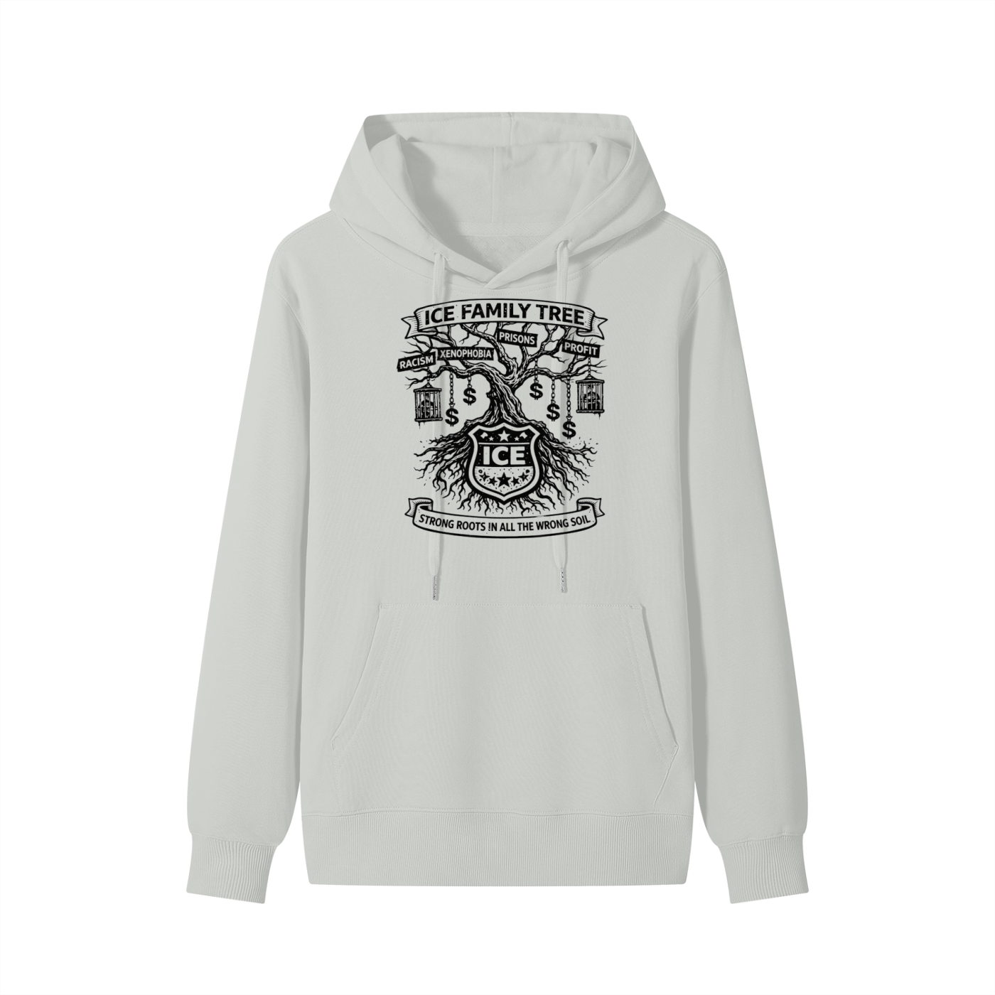 ICE FAMILY TREE Classic Unisex Cotton Hoodie