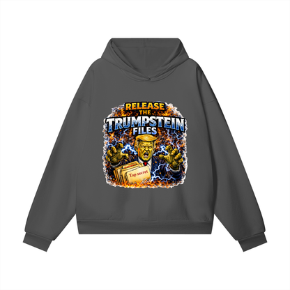 RELEASE THE FILES Heavyweight Hidden Pocket Fleece Hoodie
