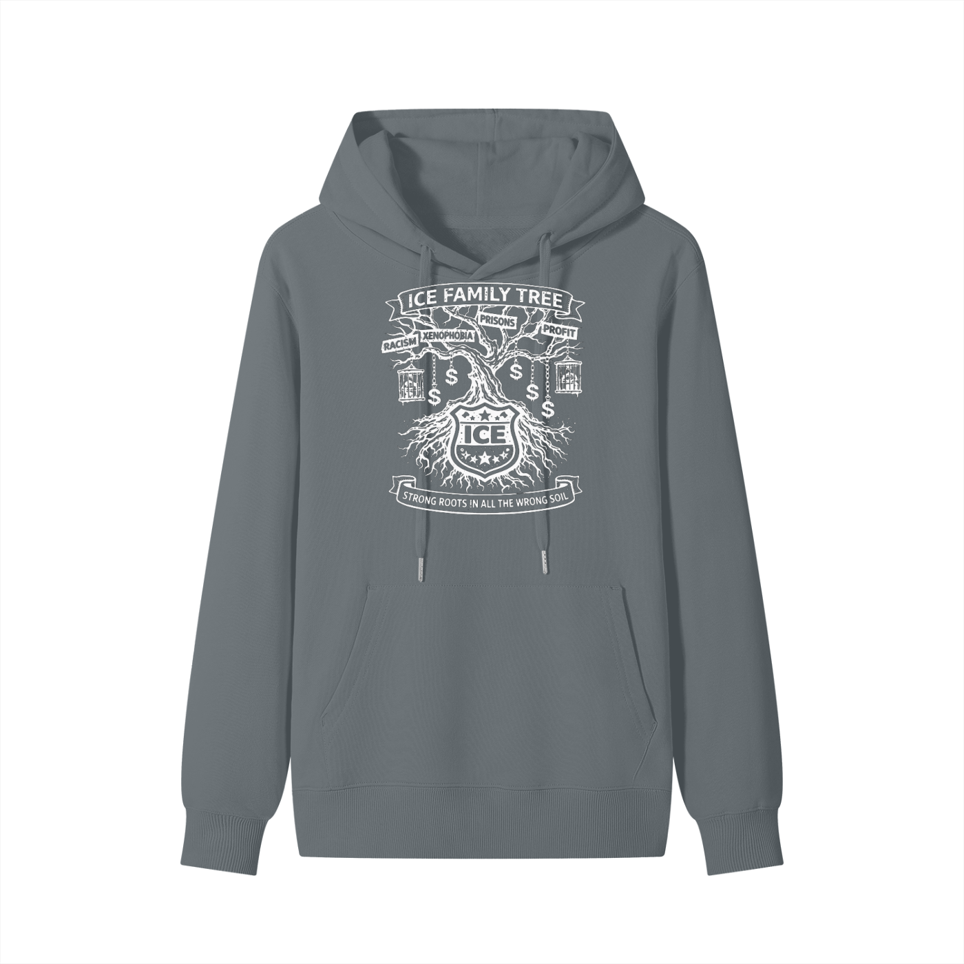 ICE FAMILY TREE Classic Unisex Cotton Hoodie