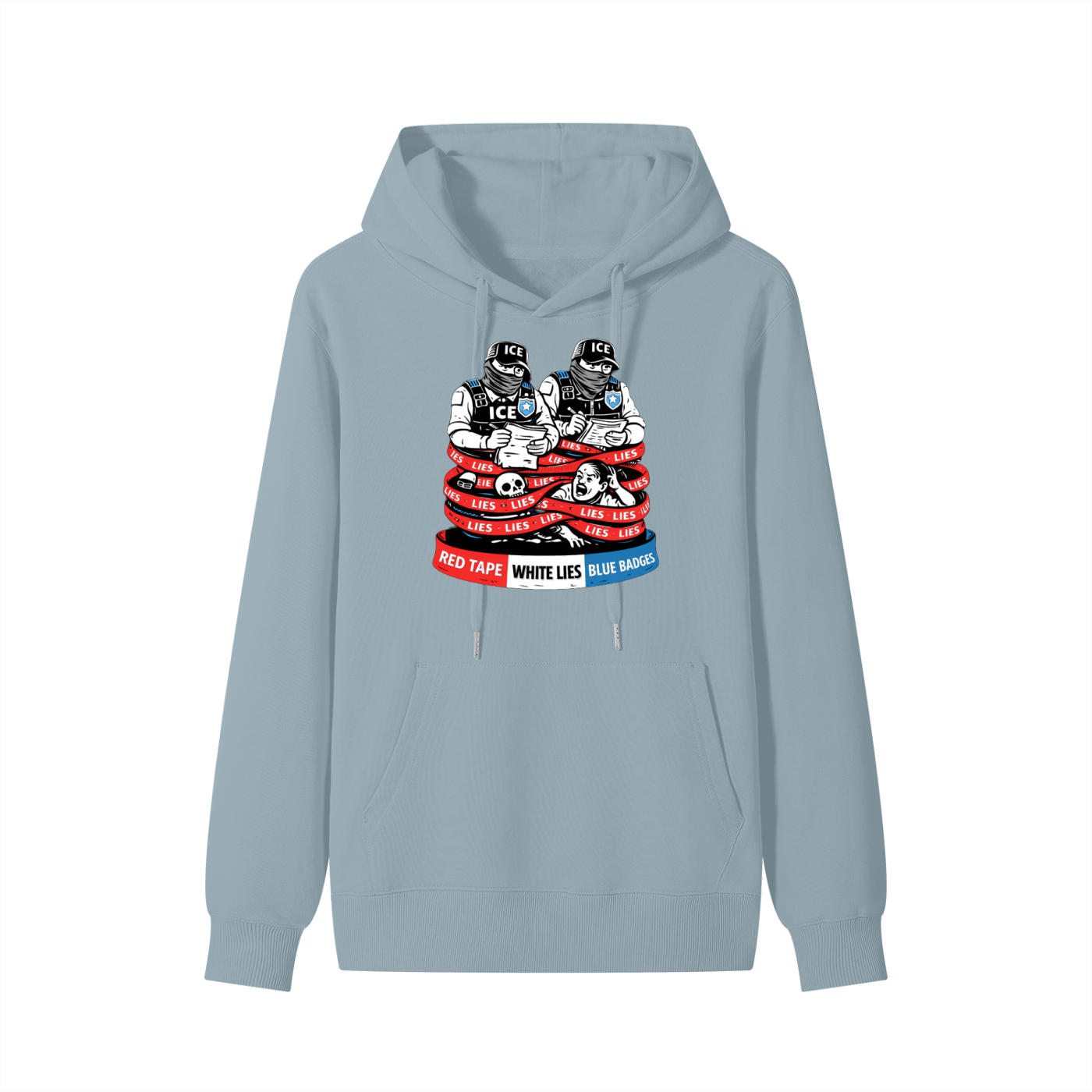WHITE LIES Classic Unisex Cotton Hoodie