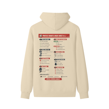 MELTDOWN KNOW YOUR RIGHTS  Classic Unisex Cotton Hoodie
