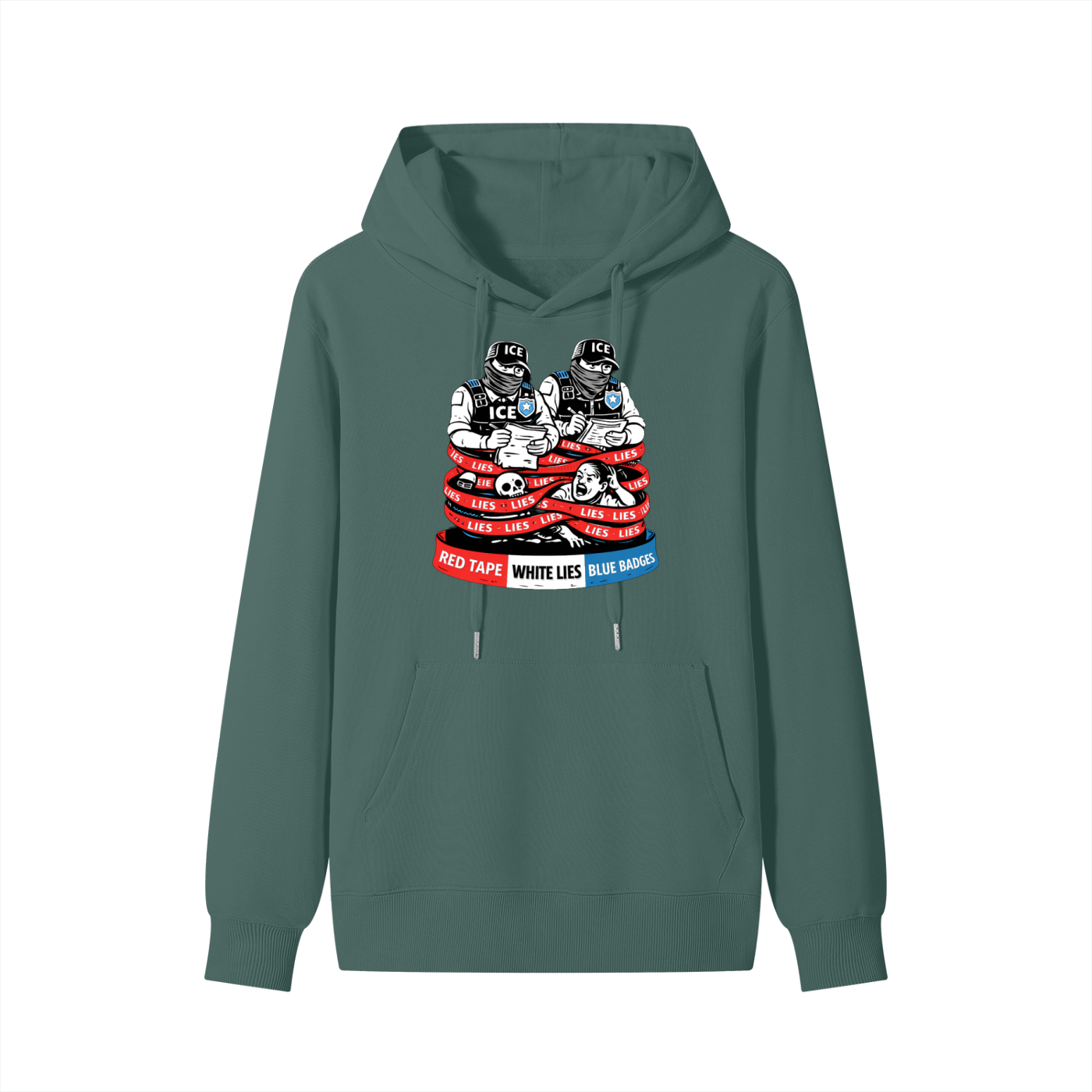 WHITE LIES Classic Unisex Cotton Hoodie