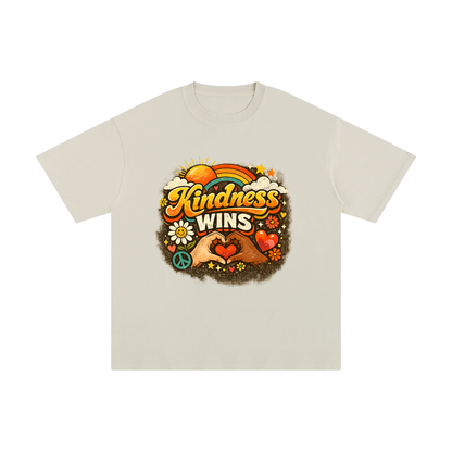 KINDNESS WINS Unisex Pure Cotton T-Shirt