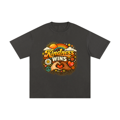 KINDNESS WINS Unisex Pure Cotton T-Shirt