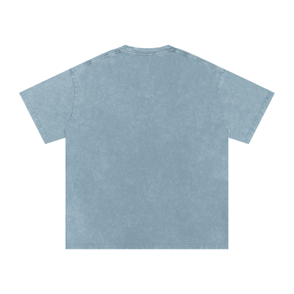 TINY ETHICS Snow Washed Oversized Cotton T-Shirt