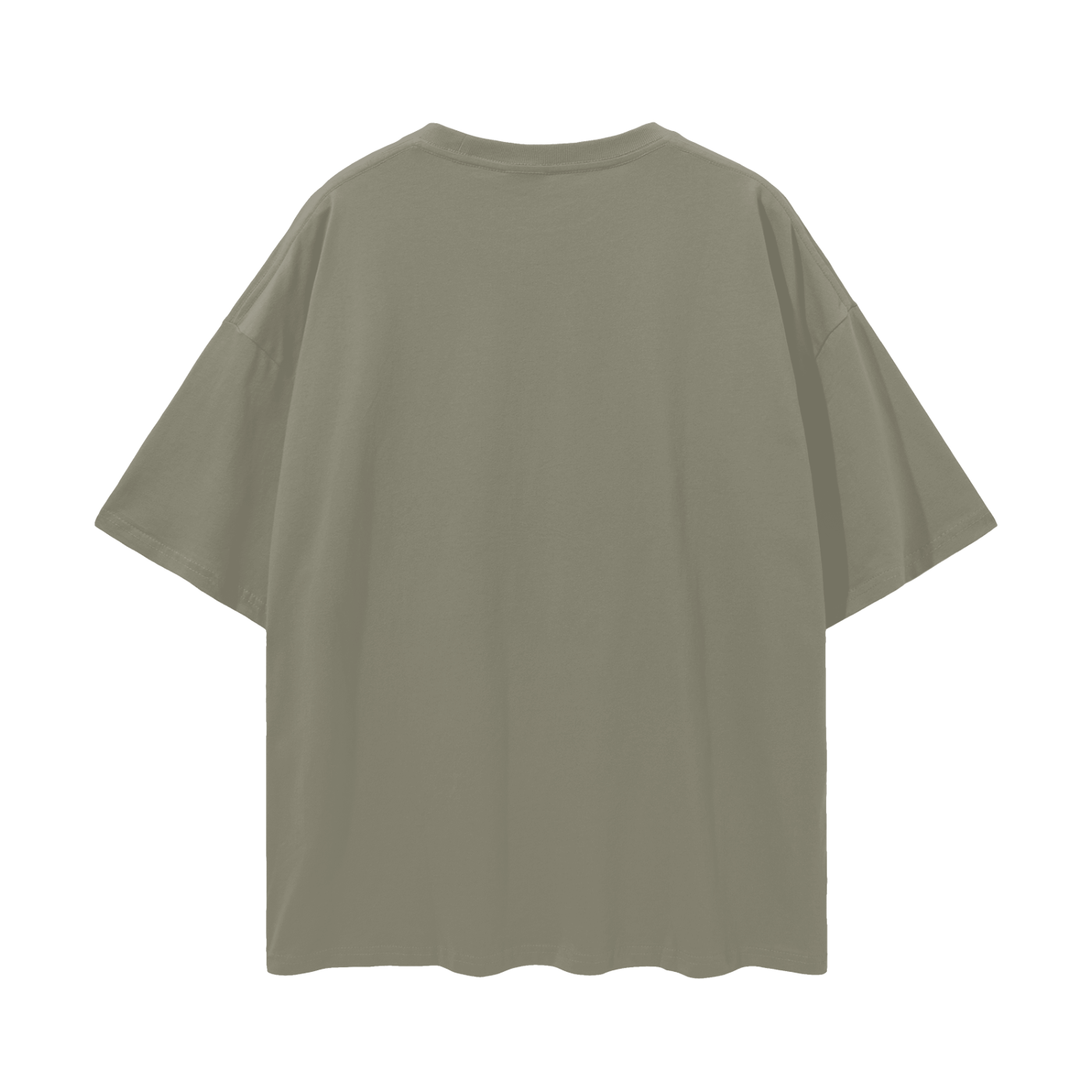 WARM HORCHATA Streetwear Loose Drop Shoulder T-Shirt