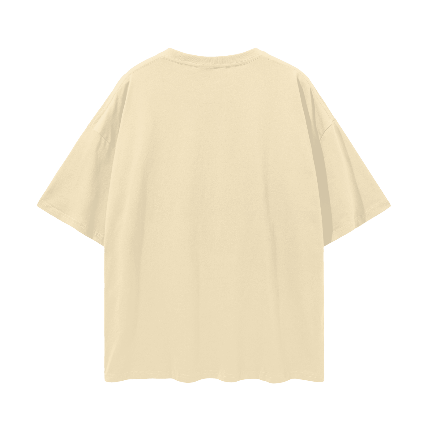 WARM HORCHATA Streetwear Loose Drop Shoulder T-Shirt