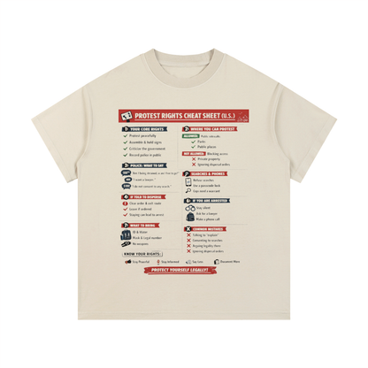 KNOW YOUR RIGHTS Vintage Wash Cotton T-Shirt
