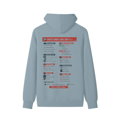 MELTDOWN KNOW YOUR RIGHTS  Classic Unisex Cotton Hoodie