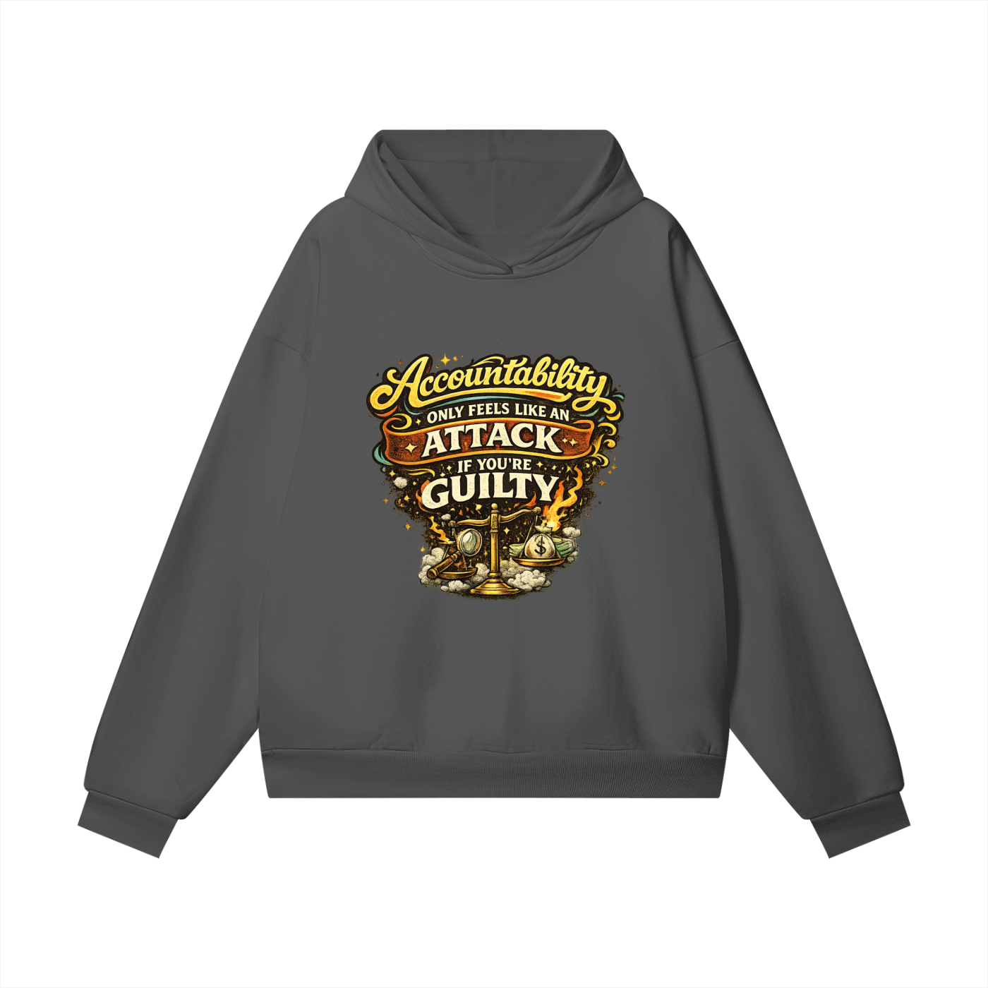 ACCOUNTABILITY Heavyweight Hidden Pocket Fleece Hoodie