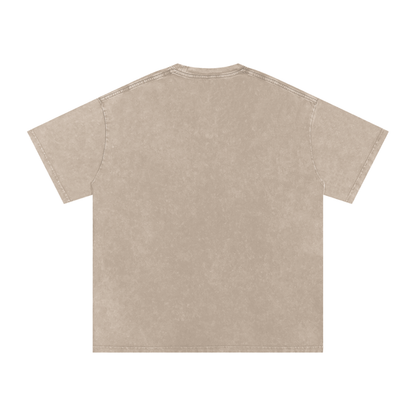 TINY ETHICS Snow Washed Oversized Cotton T-Shirt