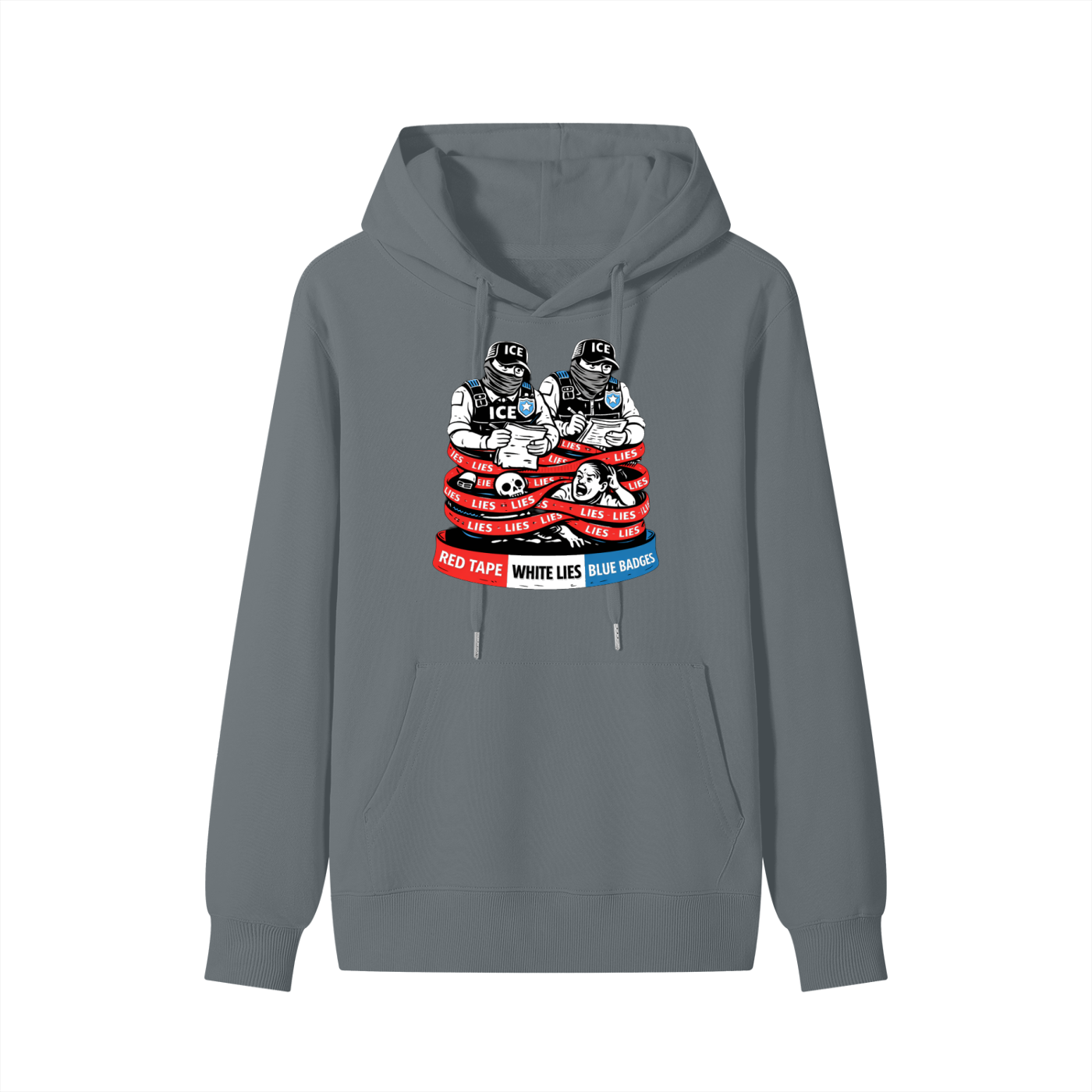 WHITE LIES Classic Unisex Cotton Hoodie
