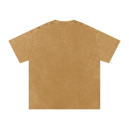 PRETTI GOOD Snow Washed Oversized Cotton T-Shirt