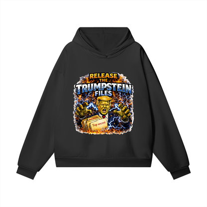 RELEASE THE FILES Heavyweight Hidden Pocket Fleece Hoodie