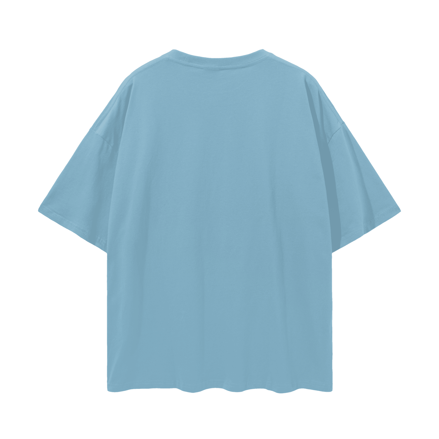 WARM HORCHATA Streetwear Loose Drop Shoulder T-Shirt