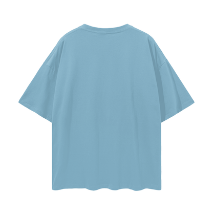 WARM HORCHATA Streetwear Loose Drop Shoulder T-Shirt