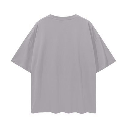WARM HORCHATA Streetwear Loose Drop Shoulder T-Shirt