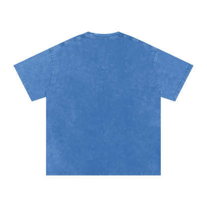 PRETTI GOOD Snow Washed Oversized Cotton T-Shirt