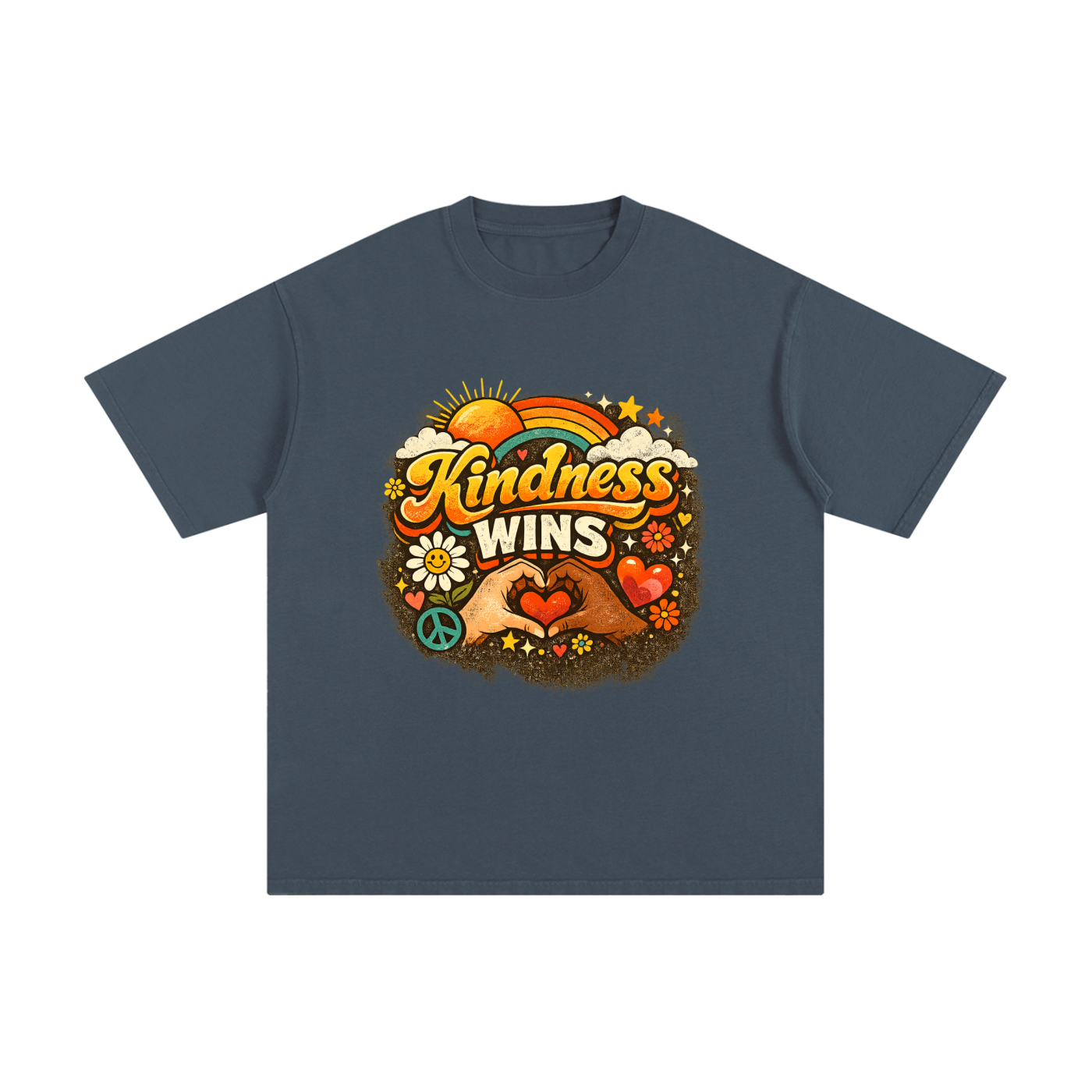KINDNESS WINS Unisex Pure Cotton T-Shirt